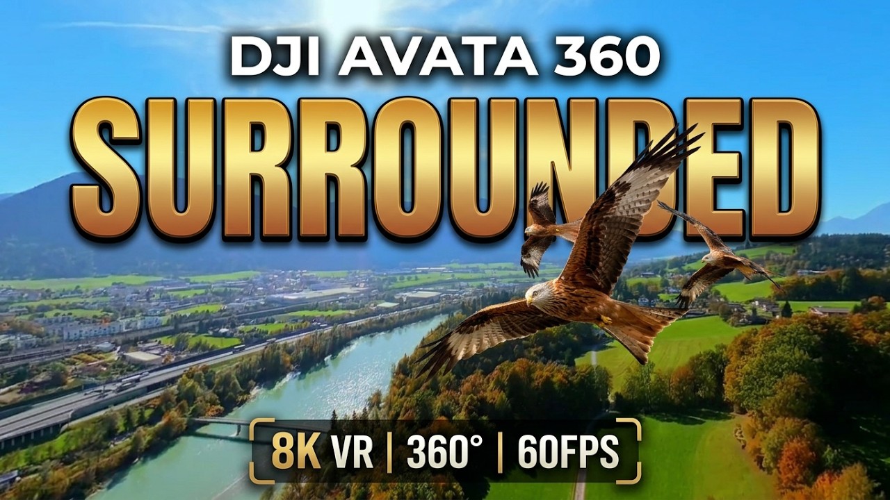Avata 360 8K VR — Flying with THREE Red Kites! cover art