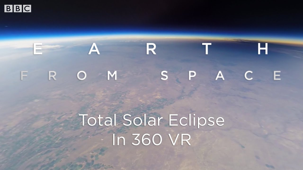 Total Solar Eclipse: 360 VR Video Seen From Space | Earth From Space cover art